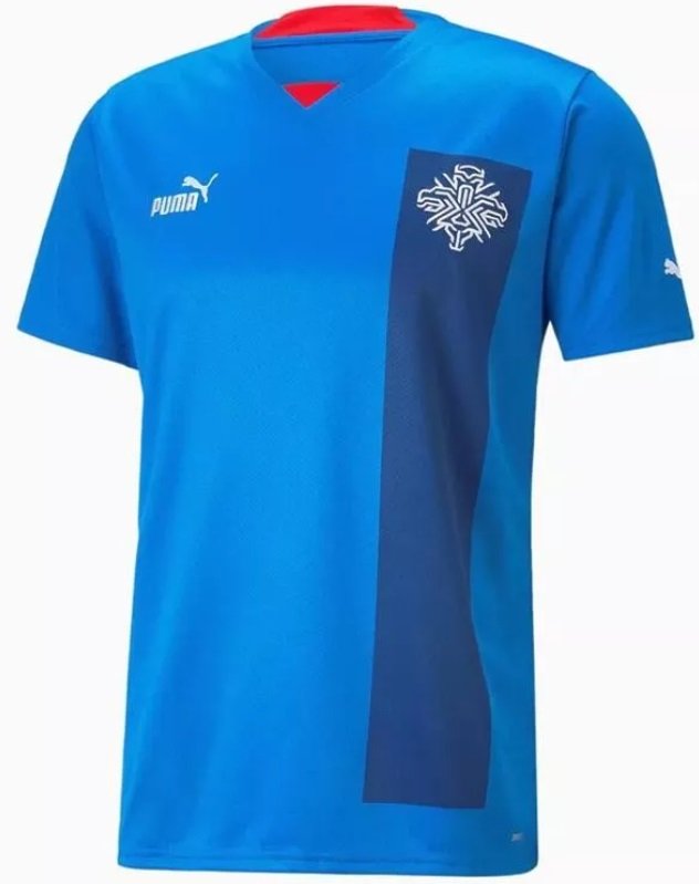 Camisa I Seleção da Islândia 2022 2023 Puma oficial 